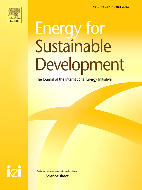 Go to journal home page - Energy for Sustainable Development